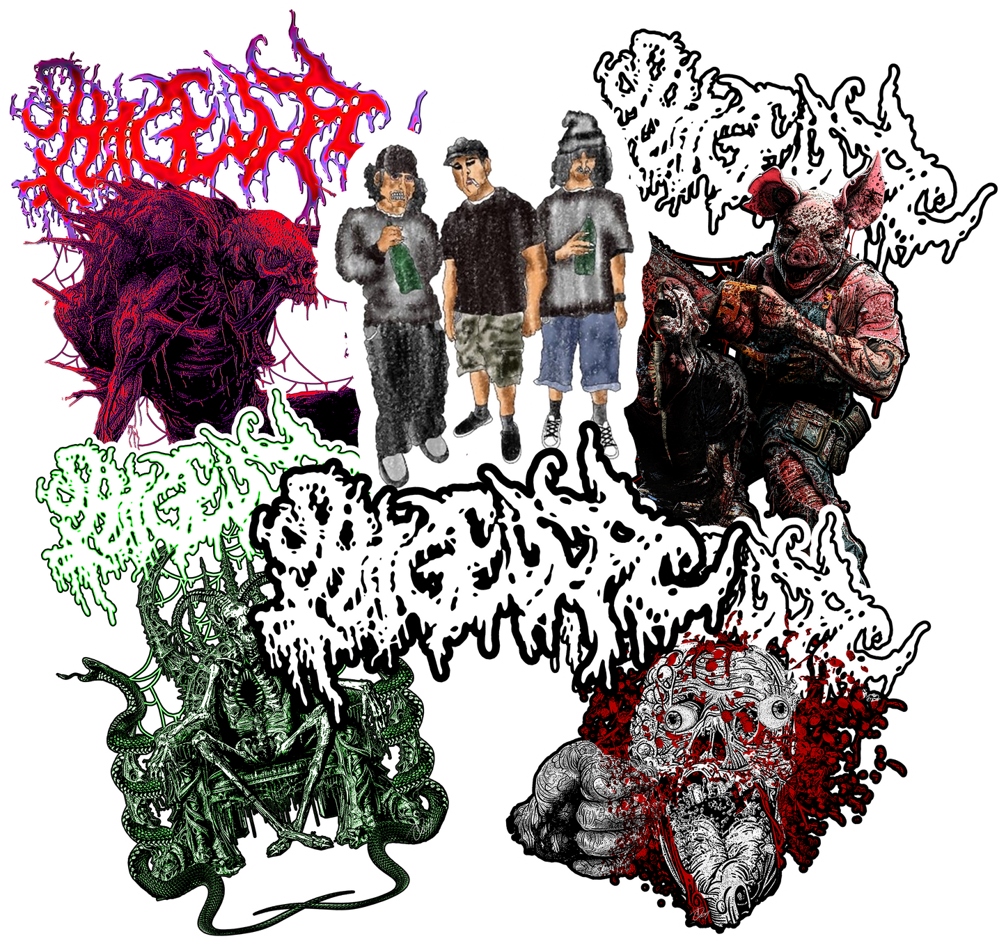 SHIGELLA- Sticker pack